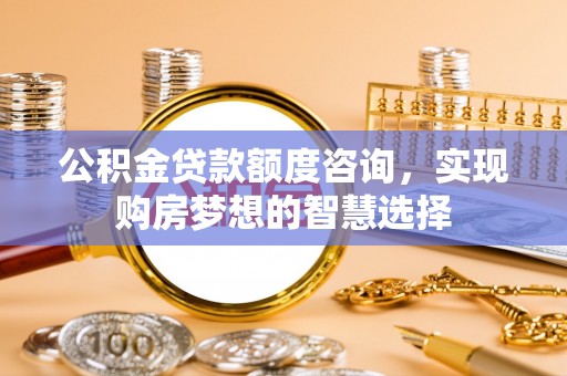 墨江公积金贷款额度咨询，实现购房梦想的智慧选择