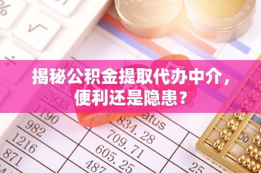 墨江揭秘公积金提取代办中介，便利还是隐患？