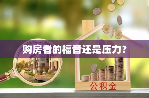 墨江购房者的福音还是压力？