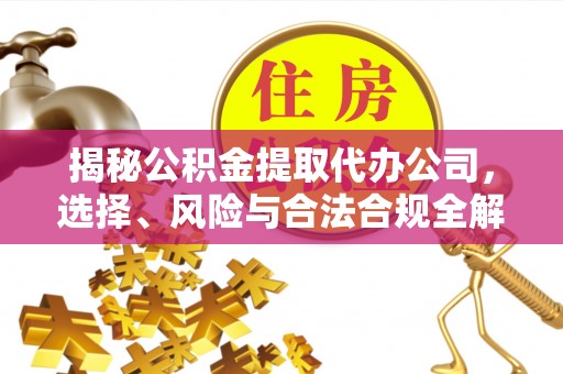 墨江揭秘公积金提取代办公司，选择、风险与合法合规全解析