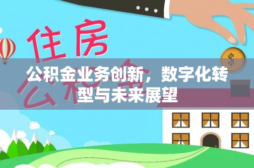 墨江公积金业务创新，数字化转型与未来展望